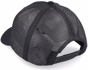 Skewed Black Trucker