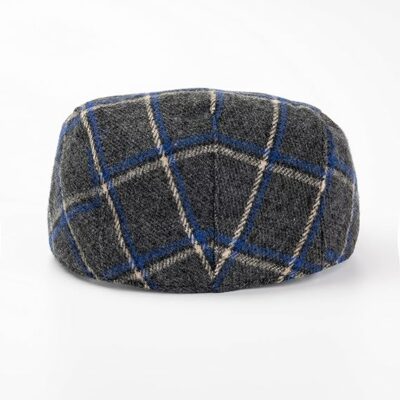 Single Panel Cotton Fitted Newsboy Cap