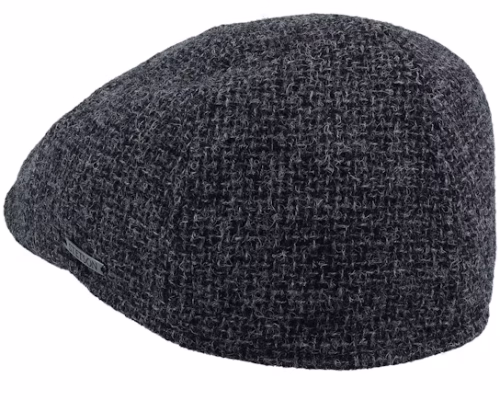 Texas Wool Grey Flat Cap