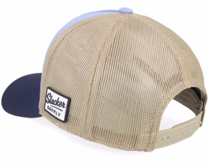 Direction Over Speed Light Blue/Khaki/Navy A-frame Trucker
