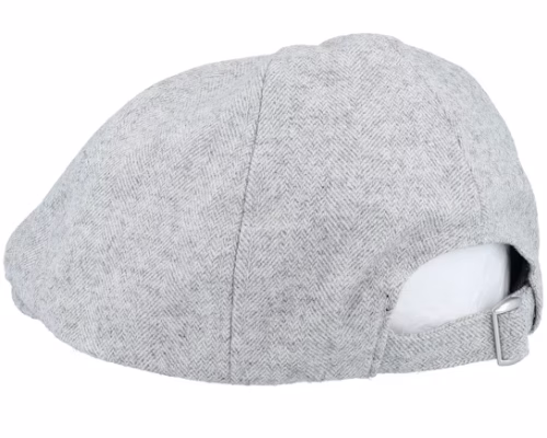 Anchor Shiled Patch Light Grey Ivy Flat Cap