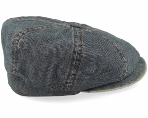 Hatteras Denim Used Denim Flat Cap