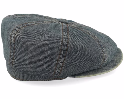 Hatteras Denim Used Denim Flat Cap