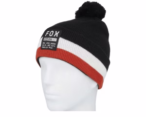 Fracture Beanie Black Pom