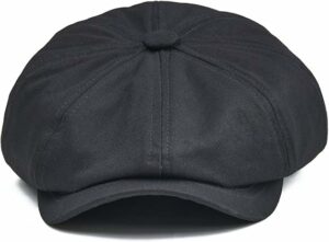 Men's Newsboy Flat Cap 100% Cotton Gatsby Ivy Golf Cabbie Hat