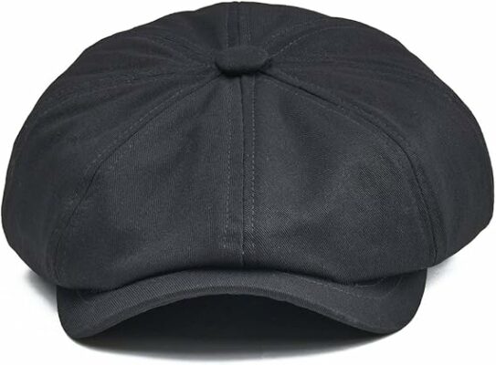 Men's Newsboy Flat Cap 100% Cotton Gatsby Ivy Golf Cabbie Hat