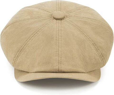 Men's Cotton Vintage Newsboy Cap