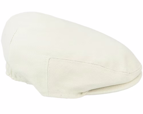 Cotton Beige Flat Cap