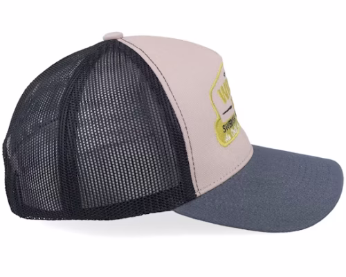 Wilder Beer Light GreyBlackCharcoal A-frame Trucker