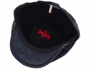 Smart Xtra 42 Wool Mix Blue Patch Flat Cap