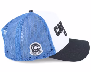 Dragon Ball Capsule WhiteBlueBlack A-Frame Trucker