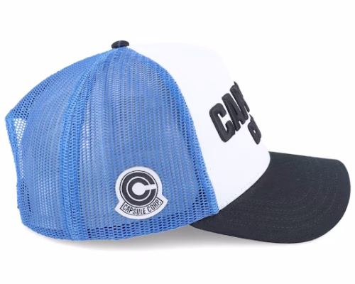 Dragon Ball Capsule WhiteBlueBlack A-Frame Trucker