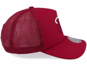 Miami Heat Evergreen Red A-frame Trucker