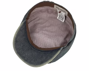 Hatteras Denim Used Denim Flat Cap