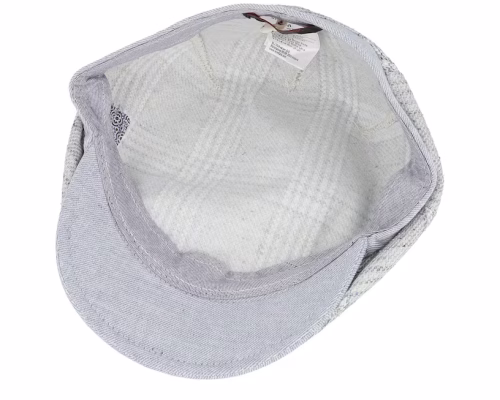 Jordan 41 LinenSilkWool Blue Check Flat Cap