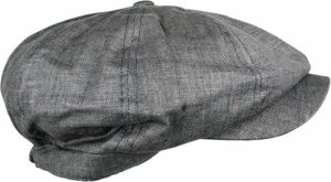 Men's Linen Applejack Newsboy Cap