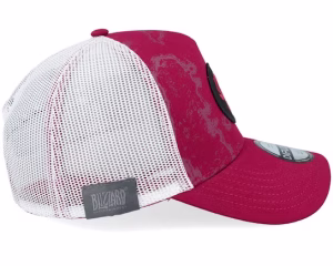 World Of Warcraft Cap RedWhite A-frame Trucker