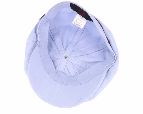 Slub Cotton Light Blue Newsboy Cap