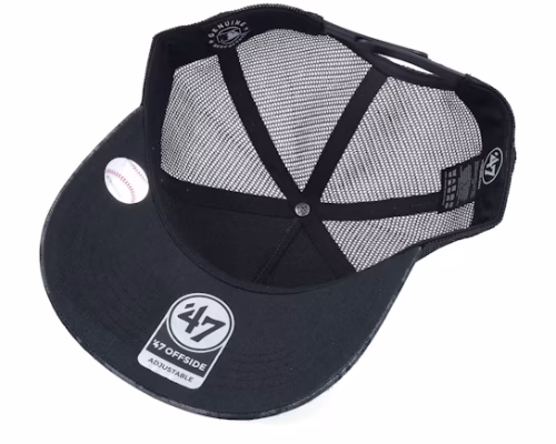New York Yankees MLB 47 Offside Dt Cap Charcoal A-frame Trucker