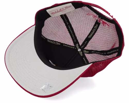 Miami Heat Evergreen Red A-frame Trucker