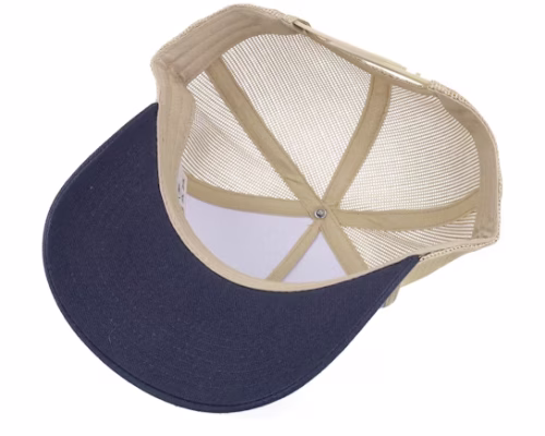 Direction Over Speed Light Blue/Khaki/Navy A-frame Trucker