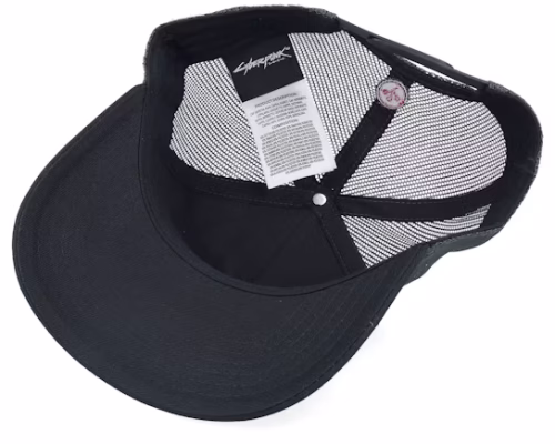 Cyberpunk 2077 Cap Black Trucker