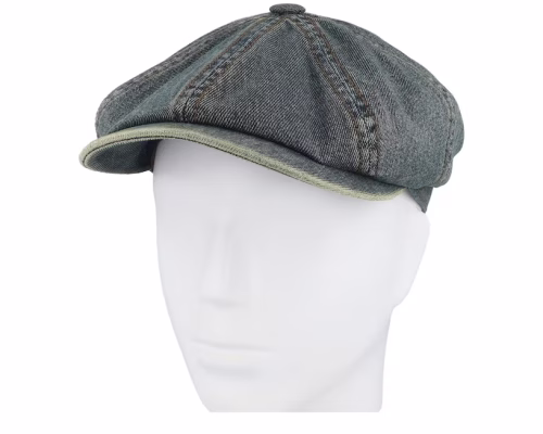 Hatteras Denim Used Denim Flat Cap