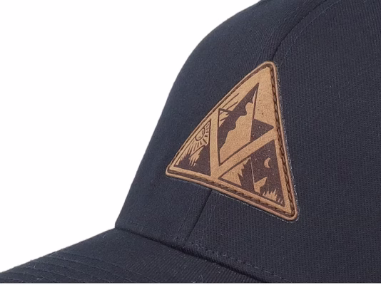Triangle Shape Mountain Patch Black Flexfit