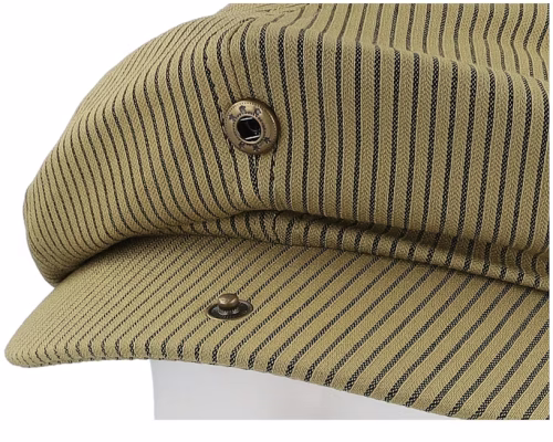 Brood Dark TanBlack Hickory Stripe Newsboy Cap