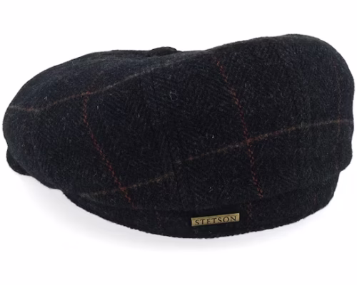 Hatteras Wool Dark Green Flat Cap