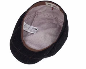 Hatteras Wool Dark Green Flat Cap