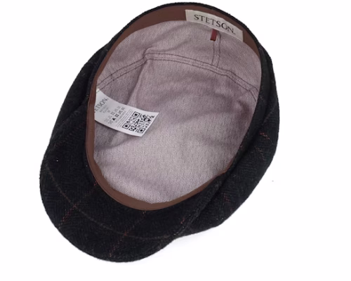 Hatteras Wool Dark Green Flat Cap