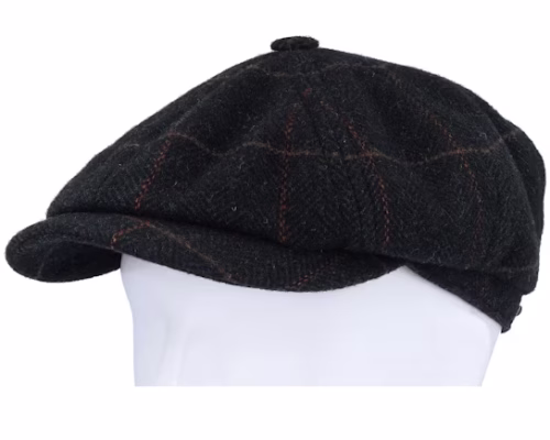 Hatteras Wool Dark Green Flat Cap