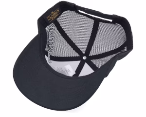 Side Arch 3d Logo Retro Black Trucker
