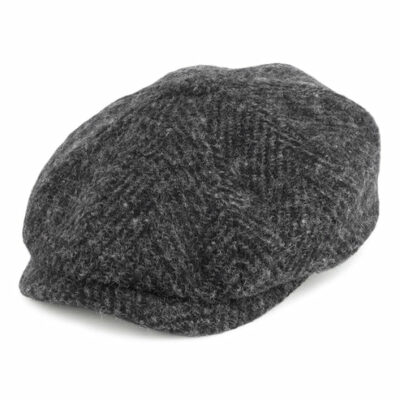 Hatteras Wool Newsboy Cap - Dark Grey