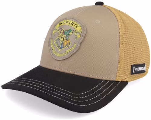 Harry Potter Hogwarts BeigeBrownBlack Trucker