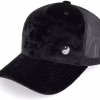 Yin Yang Velvet BlackBlack A-frame Trucker
