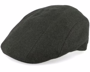 Wool Mix Loden Flat Cap
