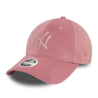 9FORTY New York Yankees Baseball Cap MLB Velour Diamante - Pink