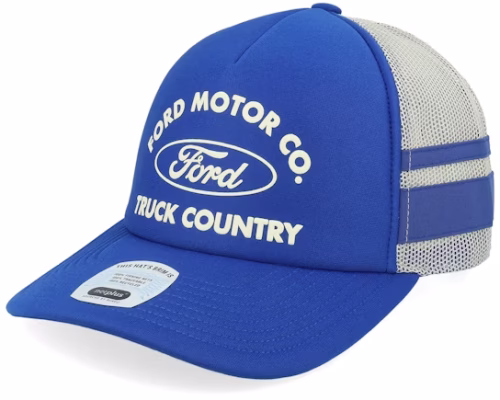 Ford Built Tough Mp Ha-ford BlueWhite Trucker