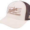 Retro Logo Canvas BeigeBrown A-frame Trucker
