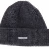 Merino Wool Dark GreyBlack Beanie