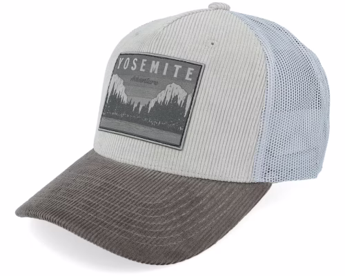 Yosemite Adventure Grey Patch Corduroy GreyGrey