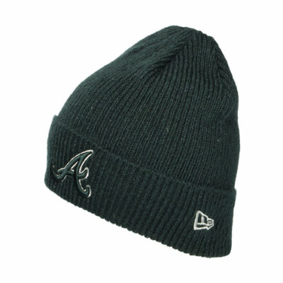 Atlanta Braves Cuffed Beanie Hat- Dark Green
