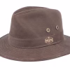 Dijk Cotton Brown Fedora Hat