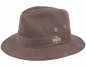 Dijk Cotton Brown Fedora Hat
