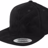 Black Suede Baseball Cap