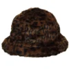 Faux Fur Casual Bucket - Leopard