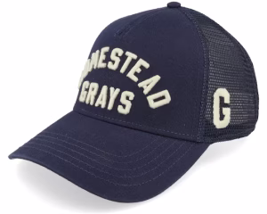 Homestead Grays Nl Valin Navy A-Frame Trucker