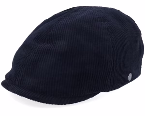 Duck Cap Corduroy Navy Flatcap
